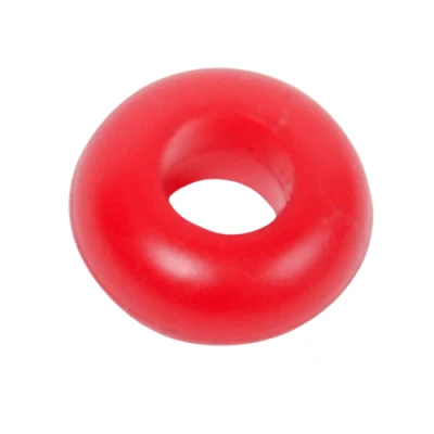 Bump Stop Puck, 1.5 in OD, .625 in ID, .75 in Tall, 85 Durometer, Polyurethane, Red, Each. - RE-BR-RSW-785