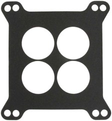 Carburetor Base Plate Gasket, 4-Barrel, 4 Hole, 0.063 in Thick Composite, Square Bore, Each.