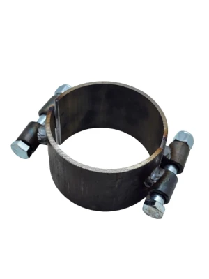 Clamp On Ring, 2-Bolt, 3 in ID, 2 in Wide, Steel, .125 wall, Retainer Ring, Each - PPM4013