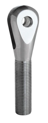 Clevis, 3/8 in ID Hole, 5/8 in RH Thread, 3/8 in slot, Zinc Coated Steel,, Each - CR6-10