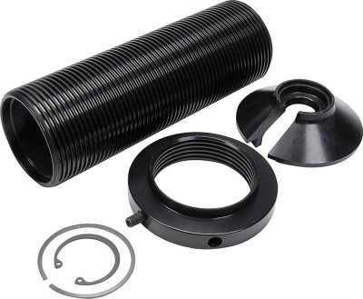 Coil-Over Kit, 2.500 in ID Spring, 2.000 in Smooth Body Shock, 7 in Sleeve, Aluminum, Black Anodized, JRI Shocks, Kit - PPMS-CK64136