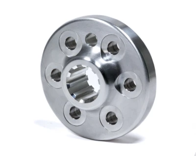Crankshaft Coupler, 10 Spline, Aluminum, Natural, Brinn Transmissions, 1-Piece Seal, Chevy V8, Each. - BRI73055