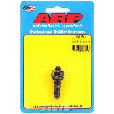 Distributor Stud, Hex Nuts, Washers Included, Chromoly, Black Oxide, GM V6 / V8, Each. - ARP130-1702