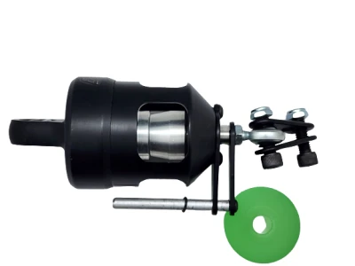 Travel Limiter, Bump/Spring, Travel Indicator, Green Puck (Soft), Aluminum, Black Anodized, Kit - PPM0149G