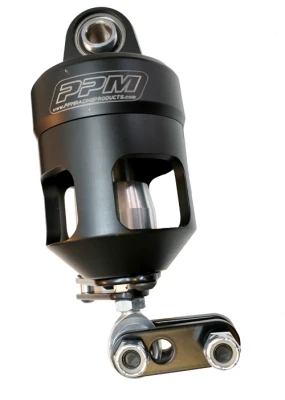 Travel Limiter, minus Spring, Travel Indicator, Aluminum, Black Anodized, Kit - PPM0149S