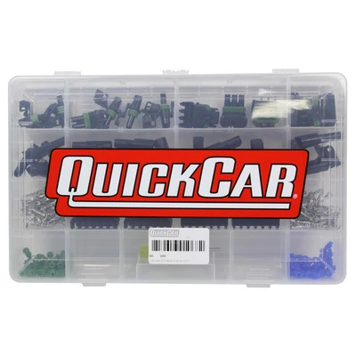 Electrical Connector, Starter Kit, Weather Pack Sealed Connector, Case / Connectors / Pins / Pin Holsters / Seals, 1-6 Pin, Kit - QCP-50-380