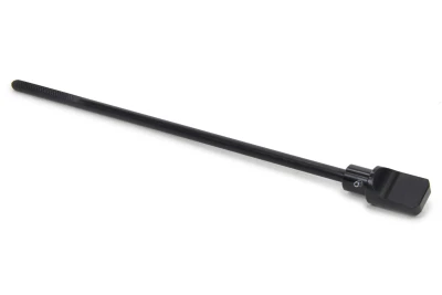 Engine Oil Dipstick, 9000 Series, Block Mount, 9-7/8 in Long, Aluminum, Black Anodized, Universal, Each - PET08-9608