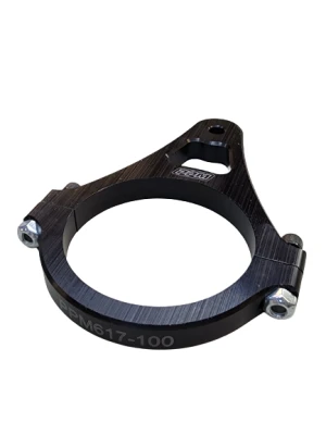 Exhaust Header Hanger, 3 in ID, Black Anodized Aluminum, 5/16 in hole, 1/2 in thick - PPM617-100