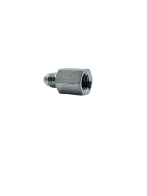 Fitting, Adapter, Straight, 1/8 in NPT Female to 3 AN Male, Steel, Zinc Oxide, Each - PPM63125S