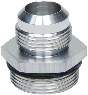 Fitting, Radiator Inlet, Straight, 16 AN Male to 1-5/8-12 in Male O-Ring, Aluminum, Clear Anodized, Radiators, Each - PPM941-30039