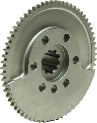 Flywheel, 65 Tooth, 4.5 lb, HTD Pulley, Steel, Brinn Transmission, 1-Piece Seal, Chevy V8, Each. - BRI79130