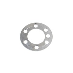 Flywheel Shim, 0.038 in Thick, Aluminum, Natural, Late Small Block Chevy V8/ V6, 1 PIece Rear Seal, Chevy Crate, Each.