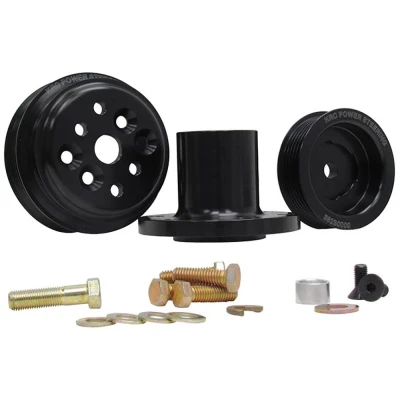 25% SERP PULLEY KIT, SB FORD 3-BOLT HUB - KRC37600000
