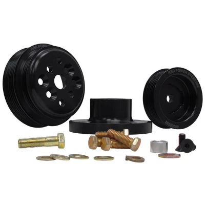 25% SERP PULLEY KIT, SB FORD 4-BOLT HUB - KRC37605000