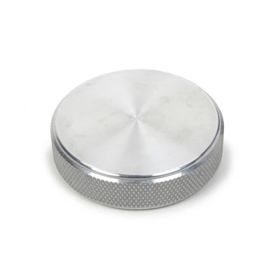 Fuel Cell Filler Cap, Screw-On, 2-3/4 in OD, Billet Aluminum, Natural - RCI7032C