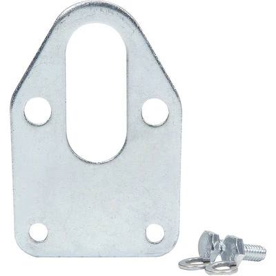 Fuel Pump Mounting Plate, Steel, Clear Zinc, Small Block Chevy, Each - PPM40254