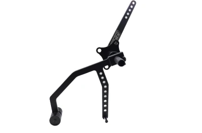Pedal Assembly, Gas, Adjustable, Straight Foot Box Mount, Aluminum, Black, Universal, Each - PPM524