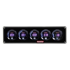 Gauge Panel Assembly, Digital, Oil Pressure / Water Temperature / Fuel Pressure / Water Pressure / Tachometer, Black Face, Kit.