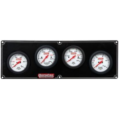 Gauge Panel Assembly, Extreme, Fuel Pressure / Oil Pressure / Oil Temperature / Water Temperature, 2-5/8 in Diameter, White Face, Warning Light, Kit