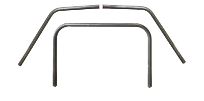 Halo and Windshield Post, 1-3/4 in Diameter, 0.095 in Wall, Steel, Natural, Crown Vic, Kit. - ALL99232