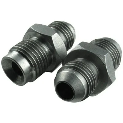 Inverted Flare Adapter Fitting, Straight -6 AN, 1/2-20 Inverted Male, Aluminum, Each - PPM941-440650