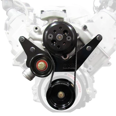 KRC Chevrolet LS CT525 Water Pump Only Drive Kit W/ Tensioner & Motor Mounts - KRC77525200