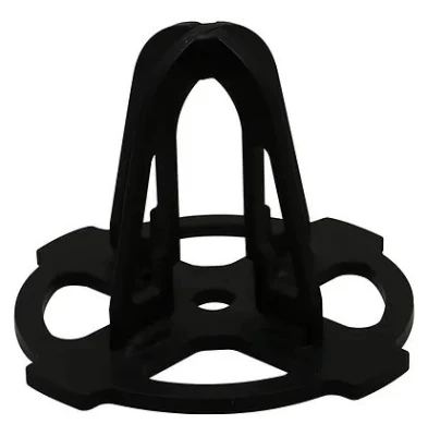 Light Weight Spring Cup, Fits 5in. Springs, 1/2in. Center Hole, Front or Rear Use, Black, Steel, Each. - BSB7350-7