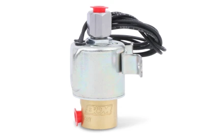 Line Lock Solenoid, Launch Control, Replacement, 1/8 in NPT Female Inlet, 1/8 in NPT Female Outlet, Steel, Zinc Oxide, B&M Launch Control Kits, Each - HOL46075