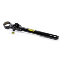 Lower Control Arm, 2 pc, Solid Rod Eye, 17-5/8 in, Screw In , Drop Shock Mount, 3/4 end, Steel, Powercoated Black
