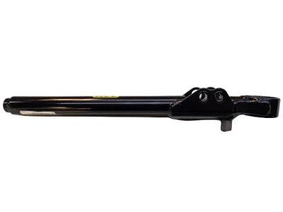 Lower Control Arm, 2 pc, Solid Rod Eye, 18-5/8 in, Screw In , Double Drop Shock Mount, 3/4 end, Steel, Powercoated Black - PPM16518-S-DS