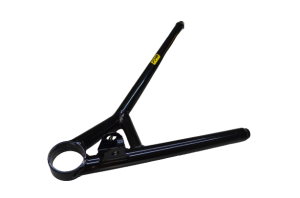 Lower Control Arm, LF,1 pc, Press In Ball joint, Rayburn, 16-5/8 in, Powercoated Black, Steel, 3/4 RH