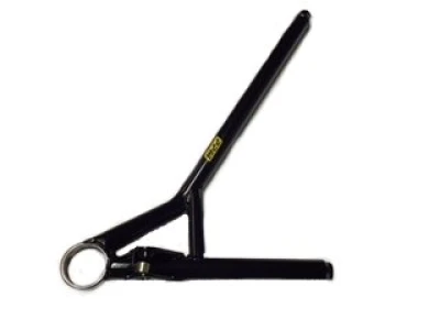 Lower Control Arm, LF,1 pc, Screw In Ball joint, Barry Wright, 15 in, Powercoated Black, Steel, 3/4 RH - PPM16515-S1PCBW