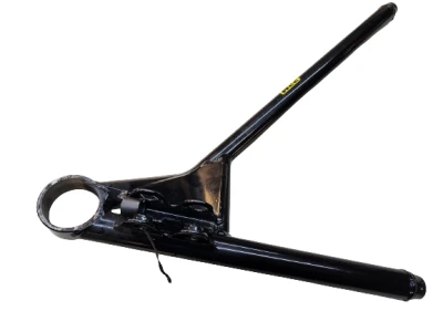 Lower Control Arm, LF,1 pc, Screw In Ball joint, Double Shock Mount, Club 29, 17-1/8 in, Powercoated Black, Steel, 3/4 RH - PPM16517-S1PCC
