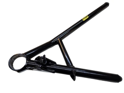 Lower Control Arm, LF,1 pc, Screw In Ball joint, Warrior 1G, 16-5/8 in, Powercoated Black, Steel, 5/8 RH - PPM16516-S1PCWG