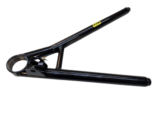 Lower Control Arm, LF,1 pc,Screw In Ball joint,  Longhorn , 17-5/8 in, Powercoated Black, Steel, 3/4 RH