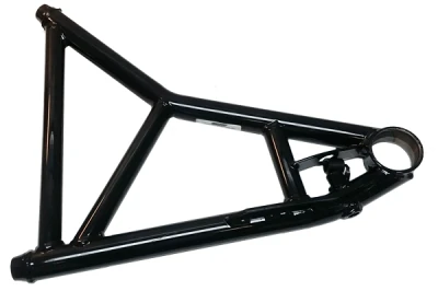 Lower Control Arm, RF,1 pc, Screw In Ball joint, 19 Longhorn, 19-1/8 in, Rear Strut, Drop Shock Mount,  Powercoated Black, Steel, 3/4 RH - PPM16519-L19R