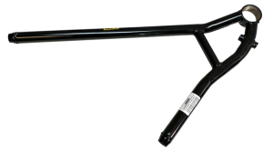 Lower Control Arm, RF,1 pc, Screw In Ball joint, Barry Wright, 19-1/8 in, Drop Shock Mount,  Powercoated Black, Steel, 3/4 RH