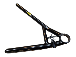 Lower Control Arm, RF,1 pc, Screw In Ball joint, GRT, 17-5/8 in, Powercoated Black, Steel, 5/8 RH