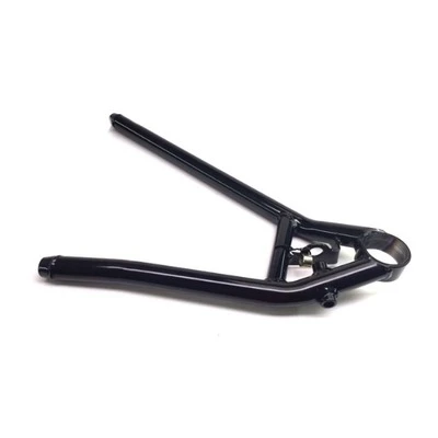 Lower Control Arm, RF,1 pc, Screw In Ball joint, Longhorn, 19-1/8 in, Drop Shock Mount,  Powercoated Black, Steel, 3/4 RH - PPM16519-S1PCL