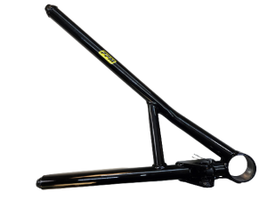 Lower Control Arm, RF,1 pc, Screw In Ball joint, Warrior, 19-1/8 in, Drop Shock Mount Powercoated Black, Steel, 5/8 RH
