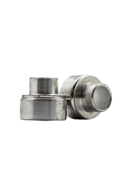 Lower control arm spacer, 3/4 in to 1/2 in, .530 wide, Pair, Aluminum, fits 3/4 in  rod end