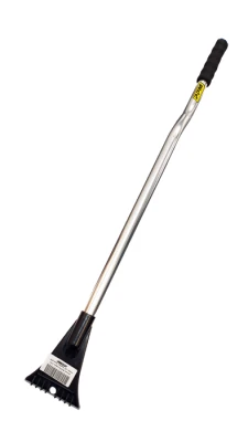 Mud Scraper, 32 in Long, Foam Grip, Aluminum / Plastic, Black / Gray, Each - PPM955-4310