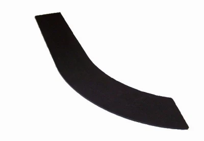 Skid Plate, Nose, 3/8 in thick, Plastic, Black - PPM7027