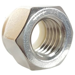 Nylon Hex Lock Nut, 5/16-24, Steel, Each.