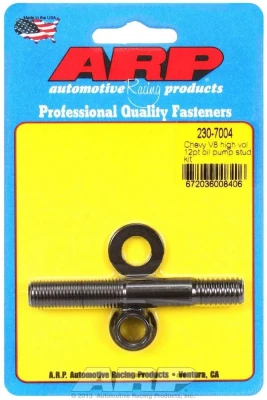 Oil Pump Stud, 12 Point Nuts, Chromoly, Black Oxide, High Volume Pumps, Chevy V8, Each. - ARP230-7004