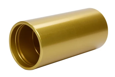 Tailshaft Tube, Aluminum, Gold Anodized, Bert Ball Spline Transmissions, Each. - BERSG-1503