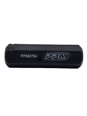 Adjuster, J Bar, Aluminum, Black, 1.125 OD x 4 in Length , LH & RH 3/4 in Female thread - PPM0794