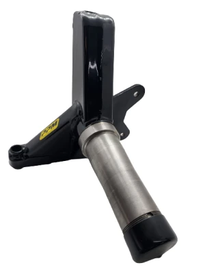 Spindle, Late Model, Pierce X, 3.5/1.25, Driver Side, Steel, Black Powder Coated, GM K6141, Each - PPMX181