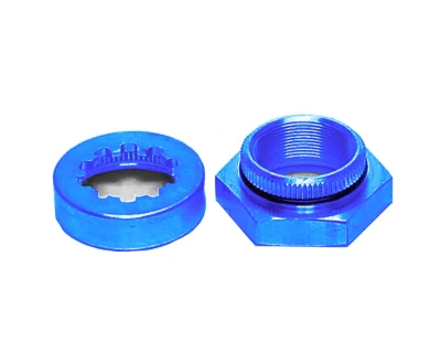 Quick Change Posi Lock Nut Assembly,  Right Hand Thread, 4.86 Gear Ratio, 8in. Ring Gear, Aluminum, Blue, Each. - WIN1493