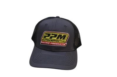PPM Logo Cap, Truck Mesh. Gray & Black - PPMA220